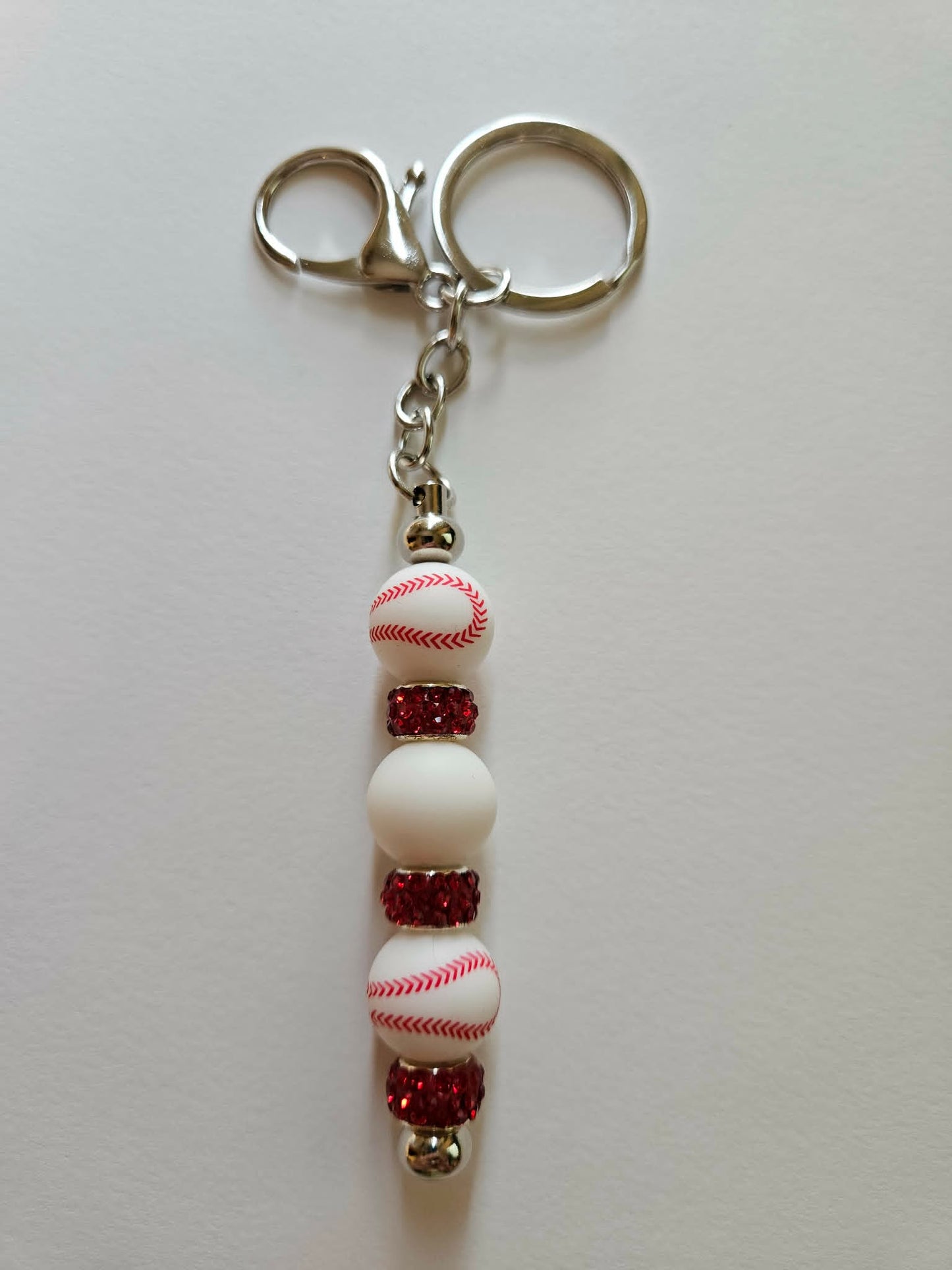 Baseball Bling Fun Gift Keychain - Joyfully Unique Things