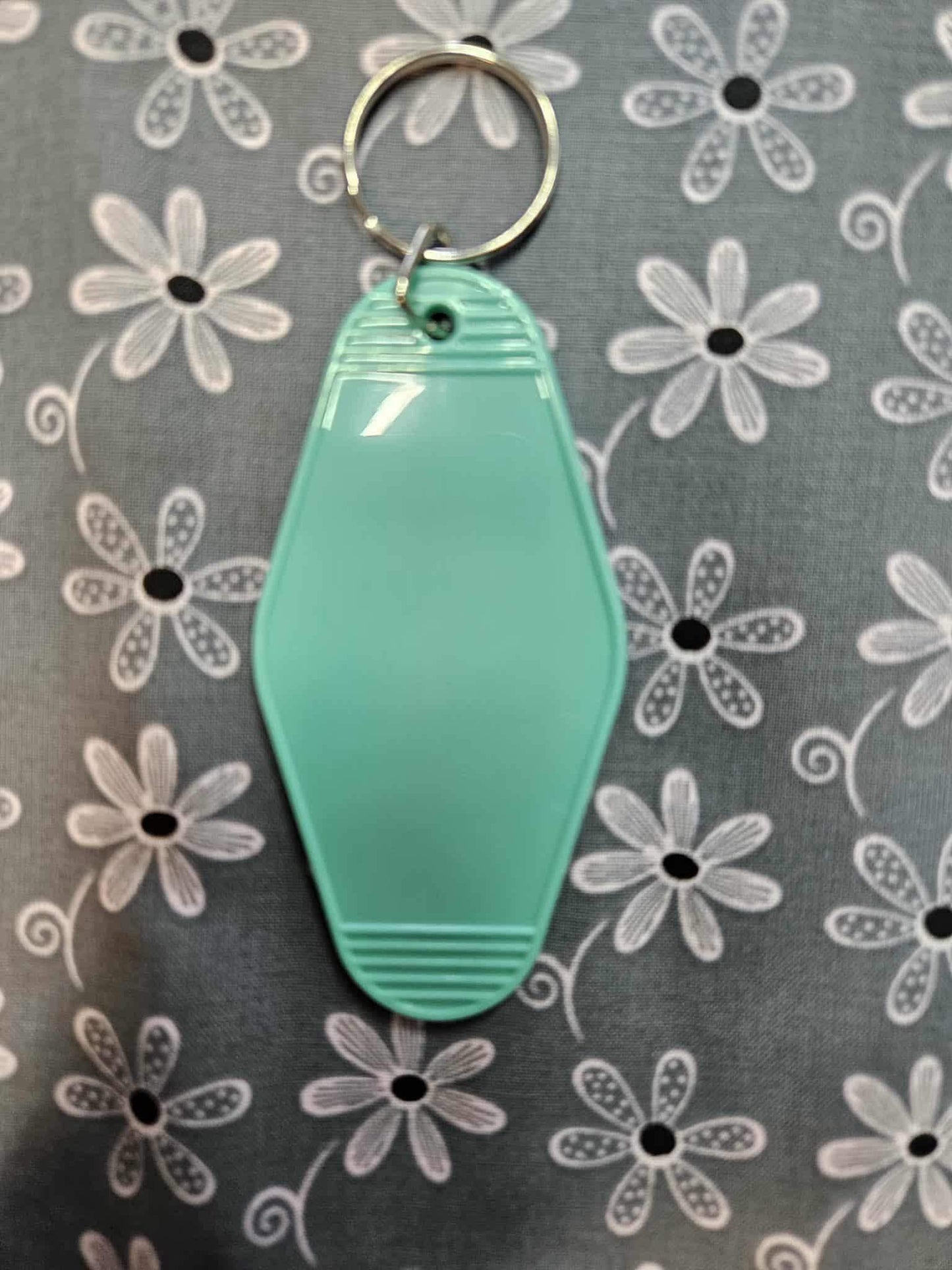 Retro Motel Keychain: It's Fine Acrylic Tag - Joyfully Unique