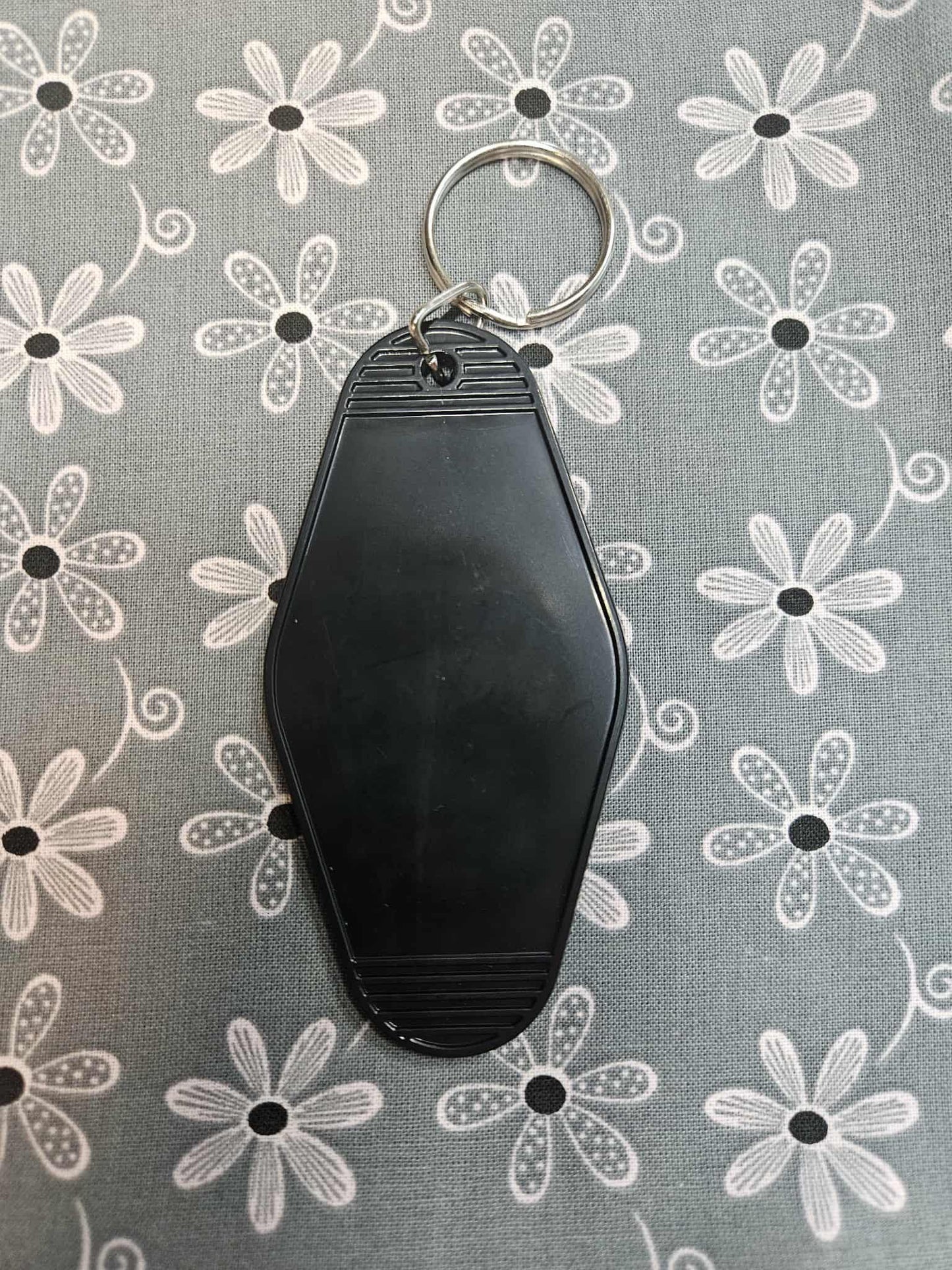 Retro Motel Keychain: Sunflower Butterflies