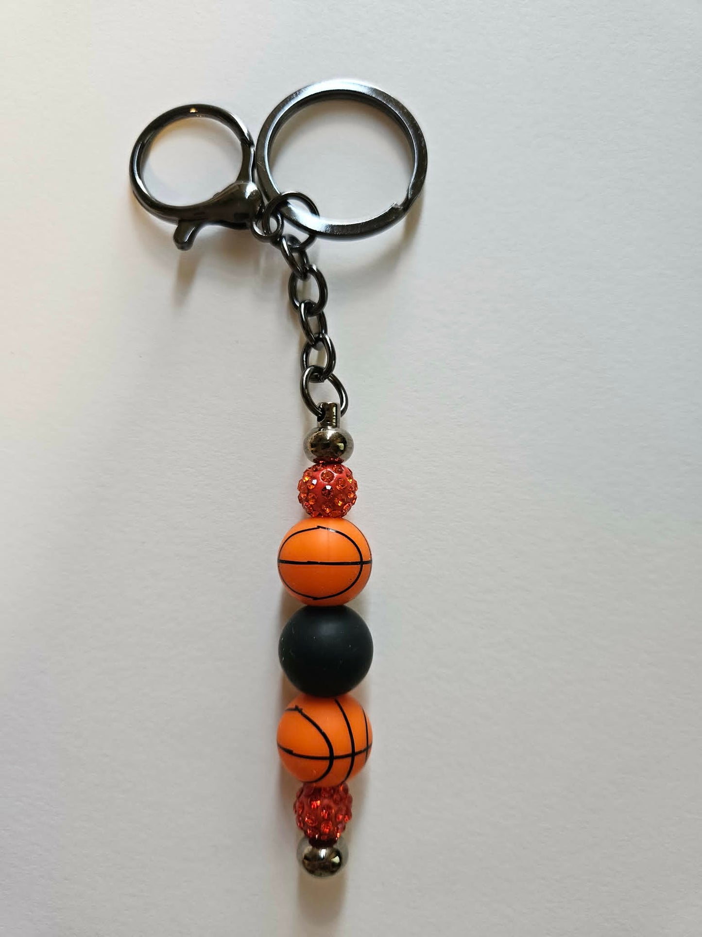 Basketball Bling Fun Gift Bag Charm Keychain - Joyfully Unique Things