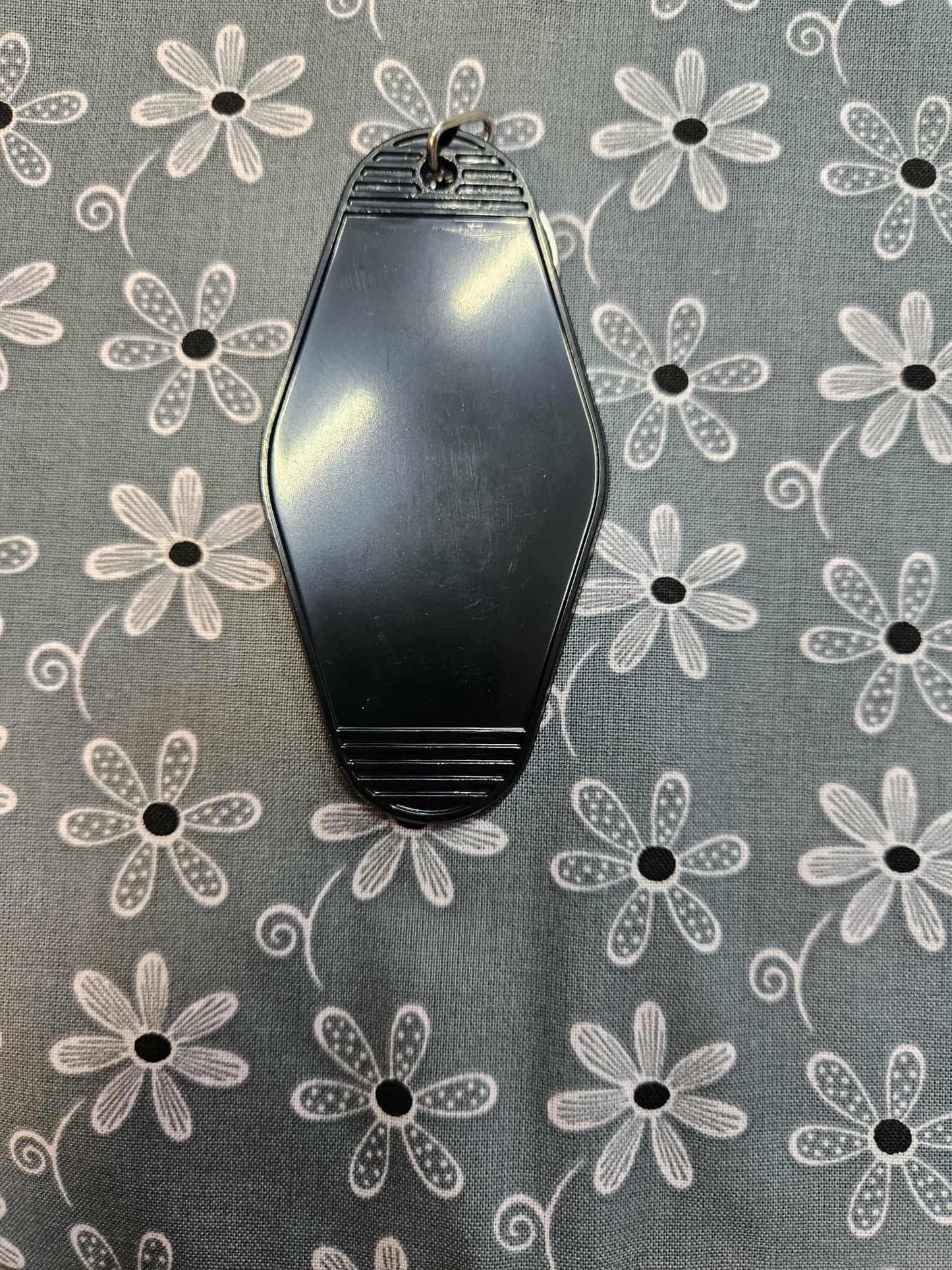 Retro Motel Keychain: If You See Me Hit The Curb Mind Your Business