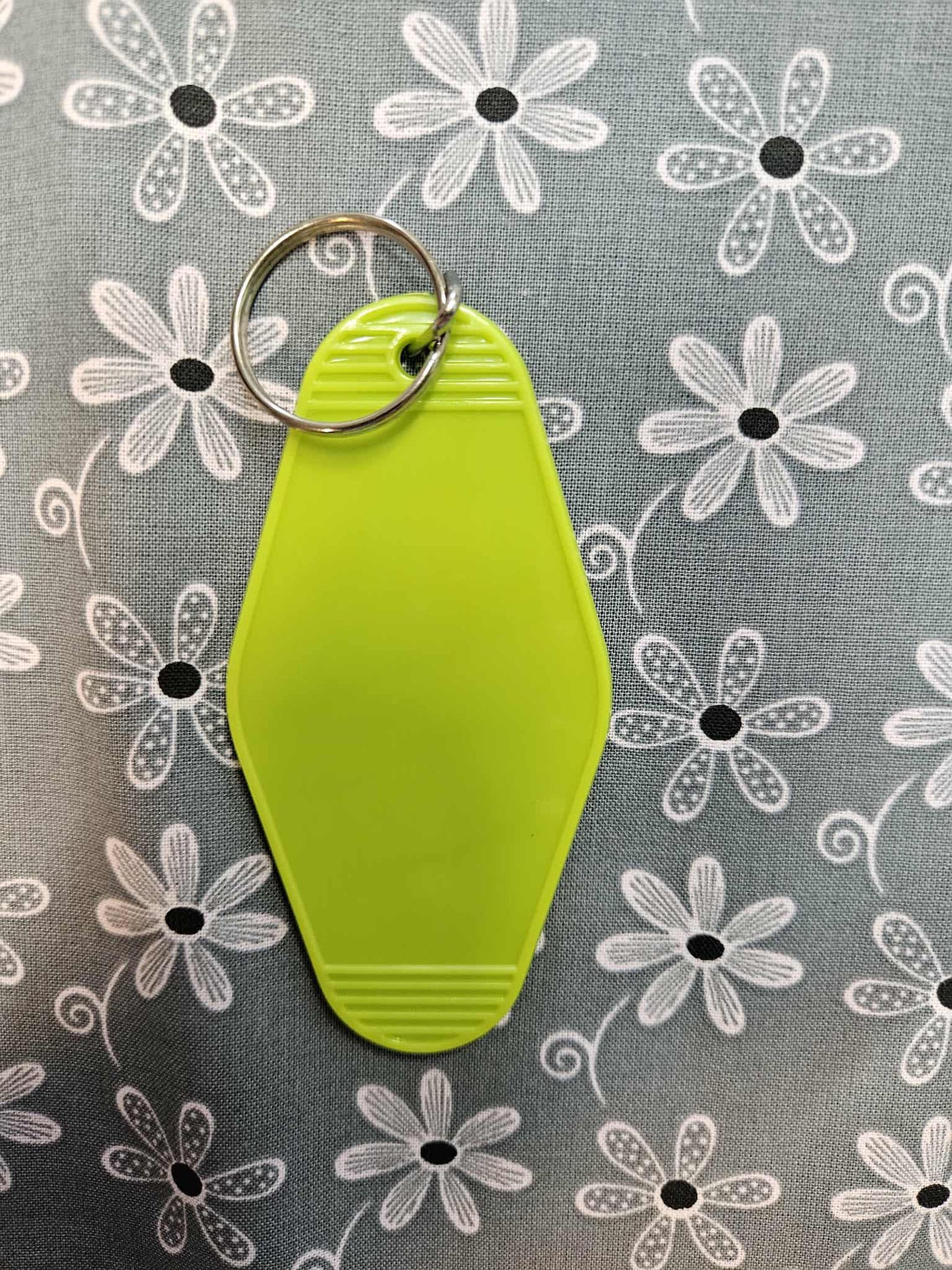 Retro Motel Keychain: I Wish More People Were Fluent In Silence