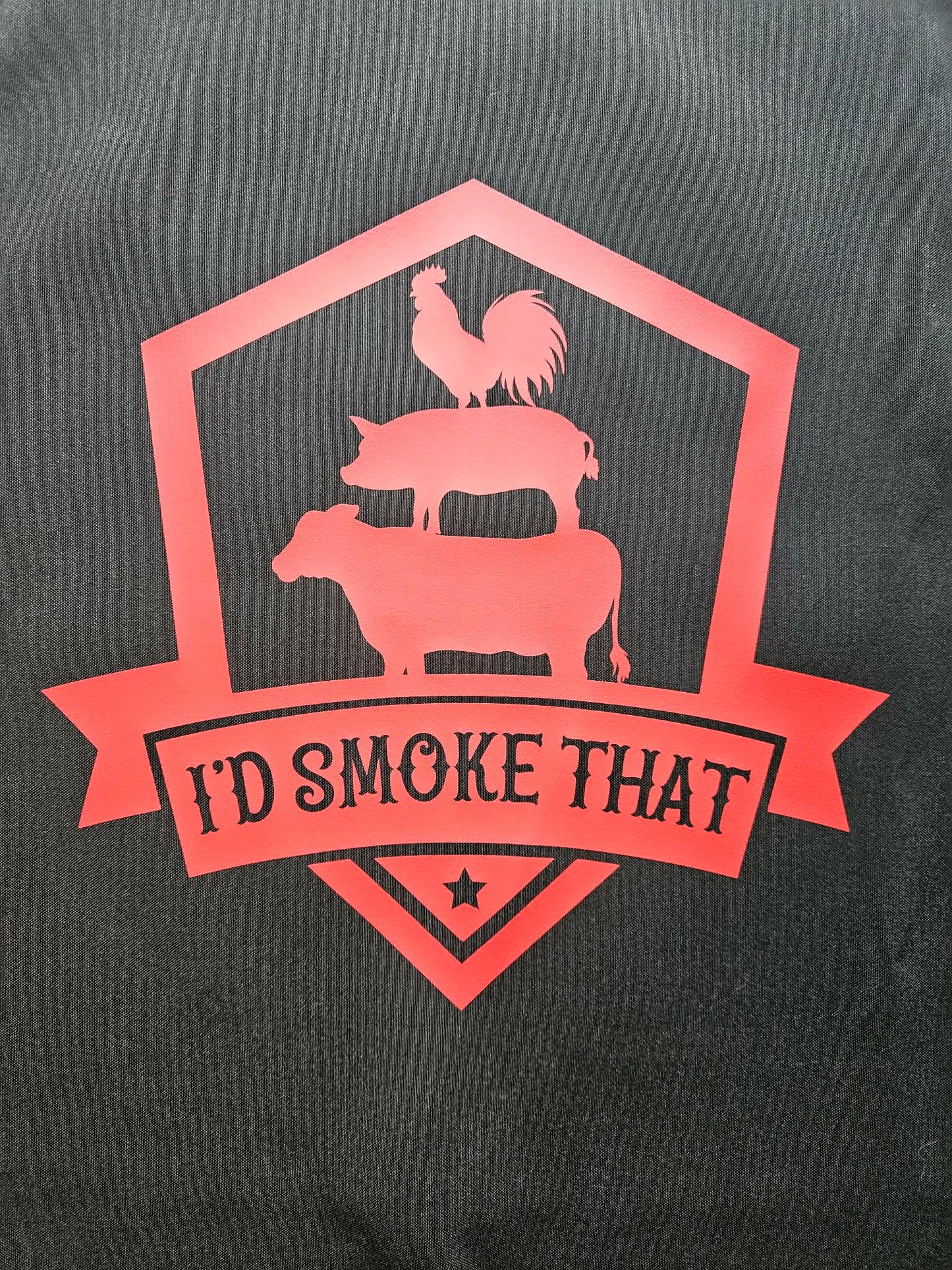 Unisex Funny Saying Apron: I'd Smoke That - Joyfully Unique Things