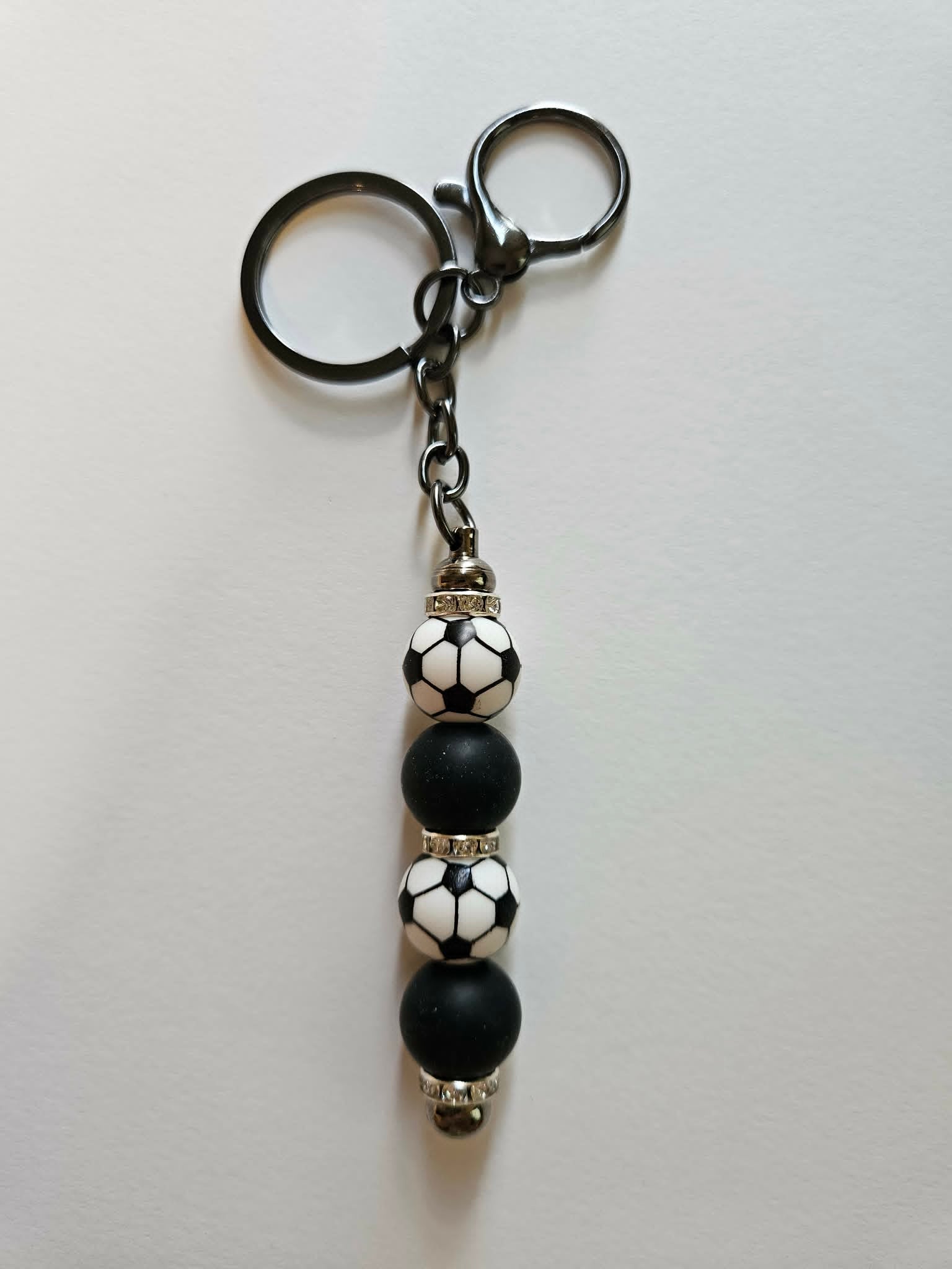 Soccer Bling Fun Gift Keychain - Joyfully Unique Things