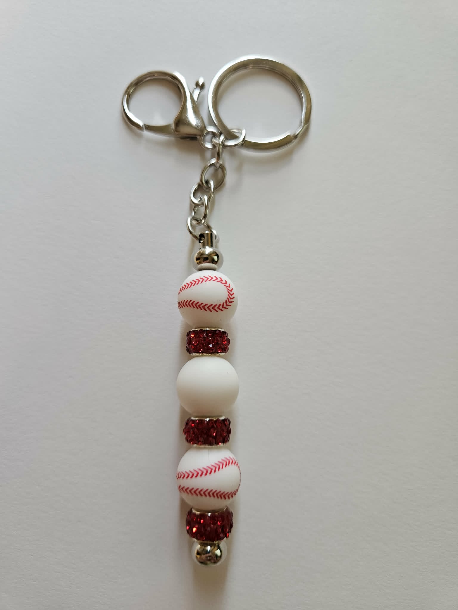 Baseball Bling Fun Gift Keychain - Joyfully Unique Things