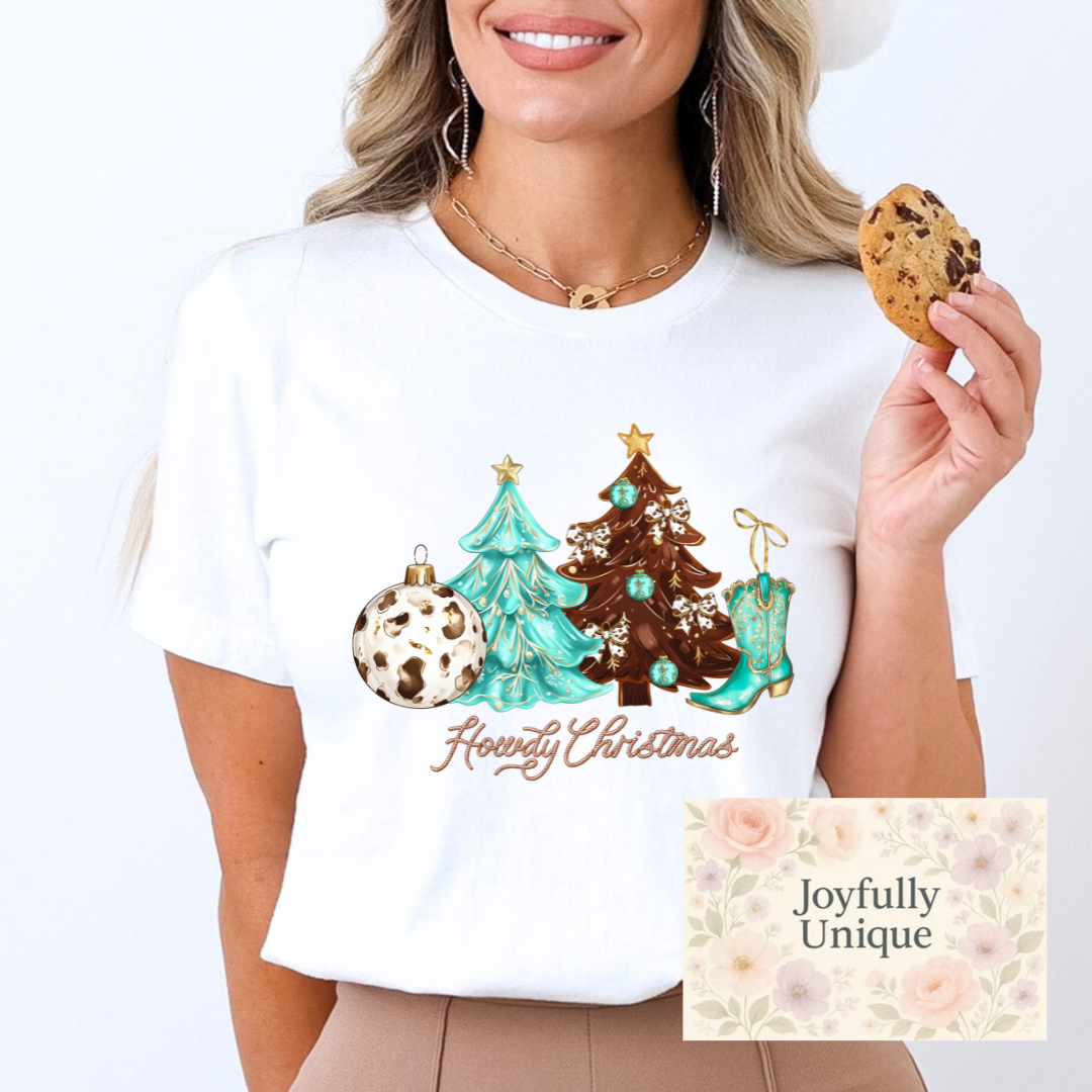 Short Sleeve T-Shirt Howdy Christmas
