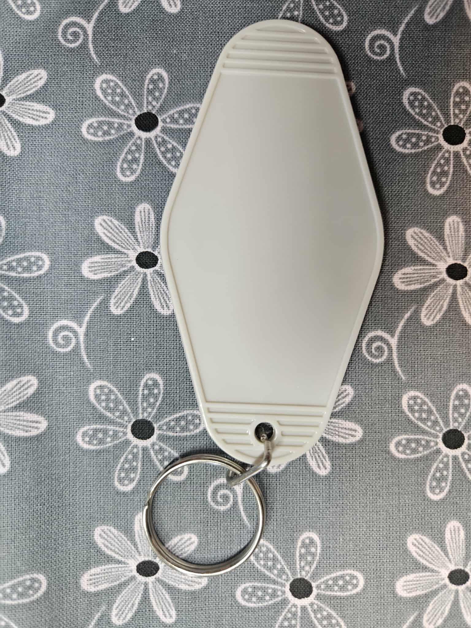 Retro Motel Keychain: Pretty Girls Park Bad - Joyfully Unique