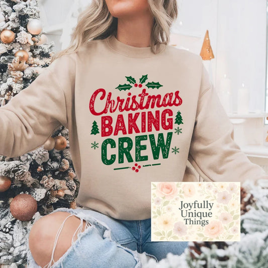 Short Sleeve T-Shirt: Christmas Baking Crew