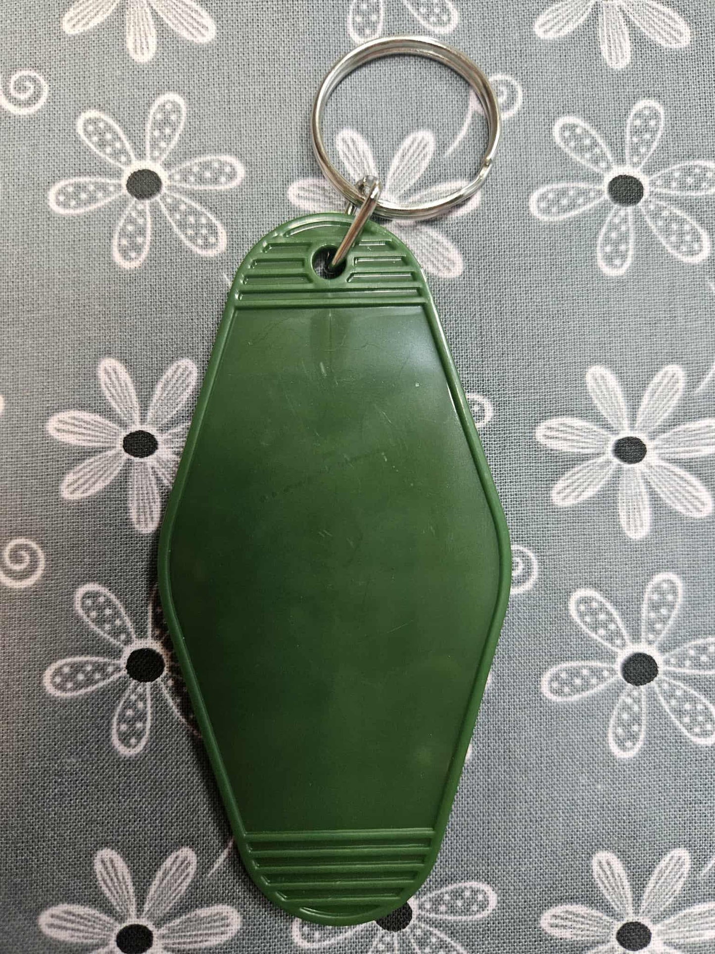 Retro Motel Keychain: In A World Full Of Roses Be A Sunflower - Joyfully Unique