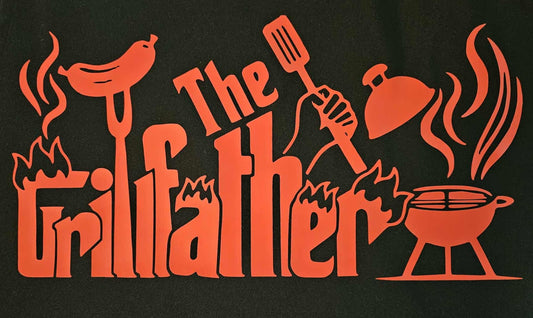 Unisex Funny Saying Apron: The Grillfather