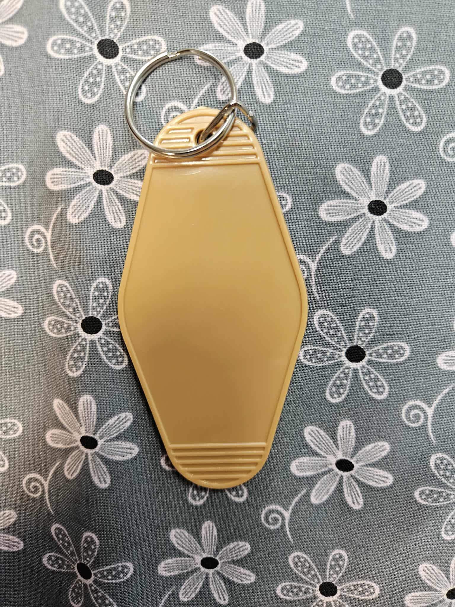 Retro Motel Keychain: Normalize Hitting The Curb - Joyfully Unique