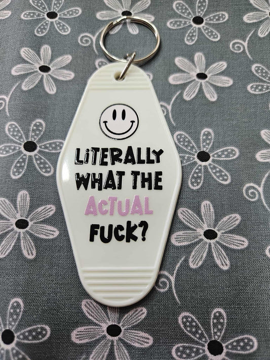 Retro Motel Keychain: Literally What The Actual Fuck?