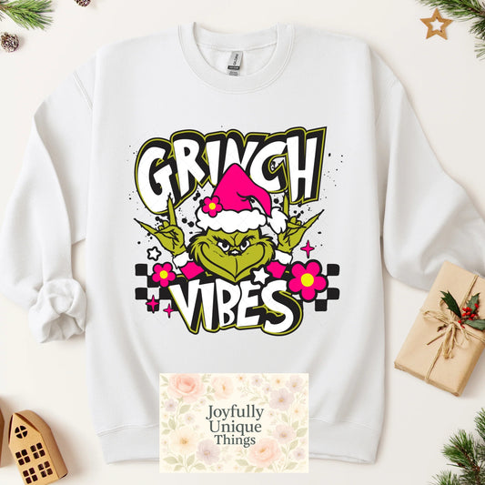 Short Sleeve T-Shirt Christmas Grinch Gman Grinch Vibes