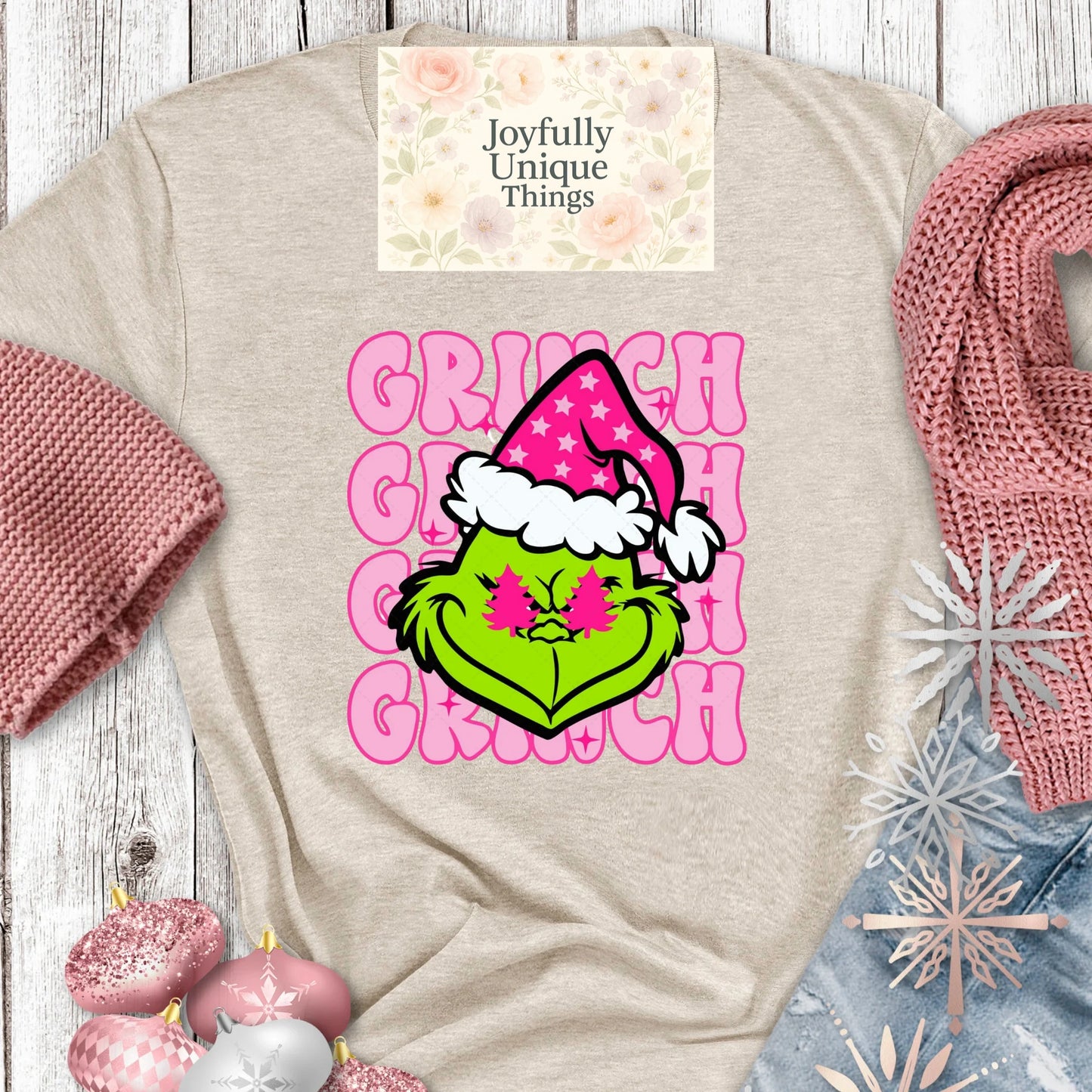 Short Sleeve T-Shirt Christmas Grinch Gman Grinch Grinch Grinch Grinch - Joyfully Unique Things